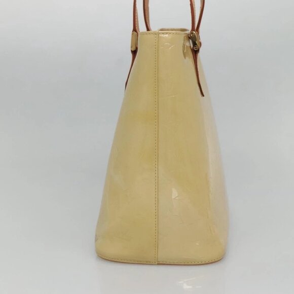 LOUIS VUITTON Monogram Vernis Houston Hand Bag Beige - Picture 4 of 16